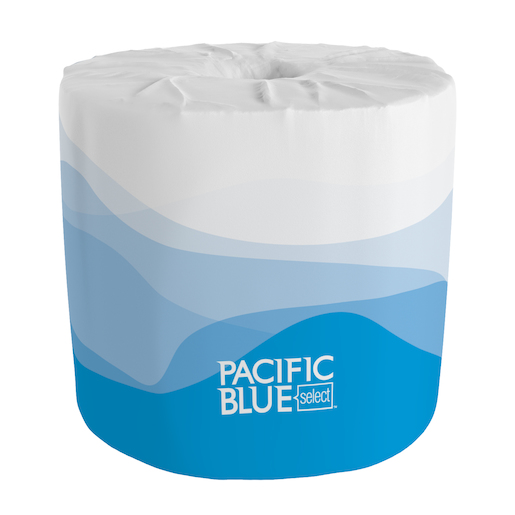 Pacific Blue Select™ White 2-Ply Embossed Standard Toilet Tissue-80 rolls
