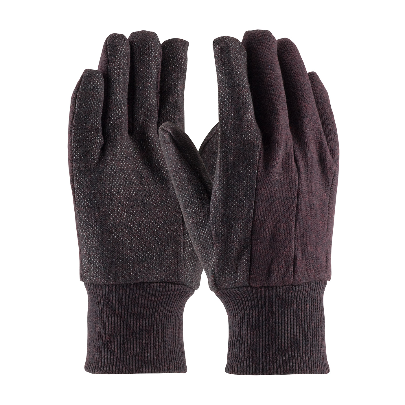 Regular Weight Polyester/Cotton Jersey Glove with PVC Dotted Grip