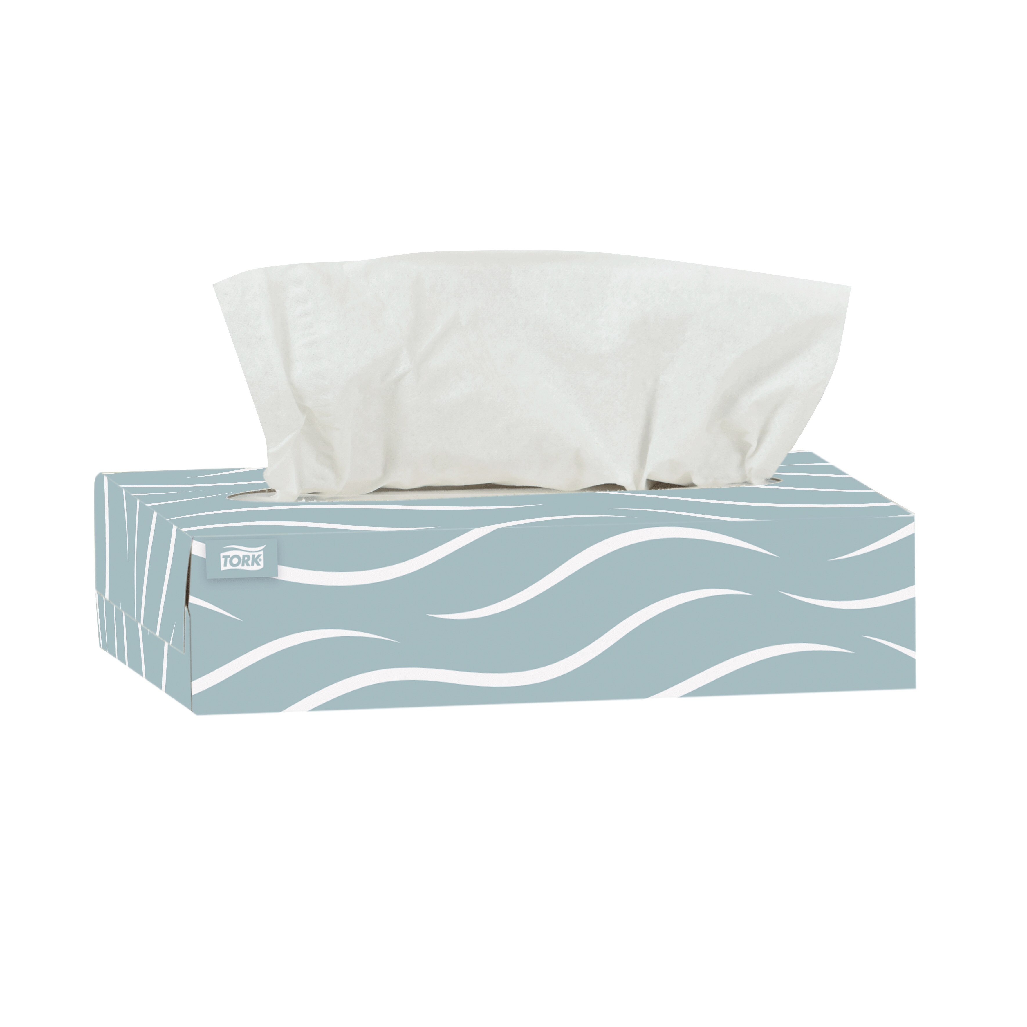 Tork Advanced Facial Tissue-2ply, Flat Box